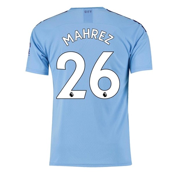 Trikot Manchester City NO.26 Mahrez Heim 2019-20 Blau Fussballtrikots Günstig